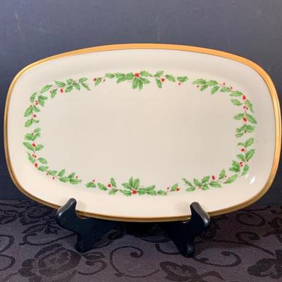 LOT 145. Collection of Lenox Holiday - Holy and Berry Patter Plates, Cups and More