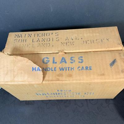 LOT 148: Vintage Christmas - Set of Eight (8) Candlelit 12 oz Tumblers In Original Box, Christmas Plates and More