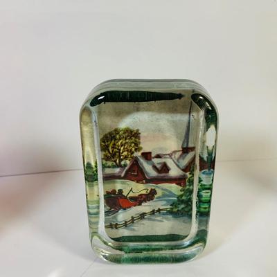 LOT 150: Collection of Vintage Holiday Stain Glass Decorations and More