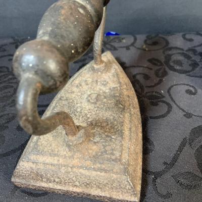 LOT 152: Antique/Vintage Irons, Bells, Oil Cans and More