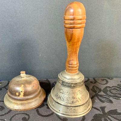 LOT 152: Antique/Vintage Irons, Bells, Oil Cans and More