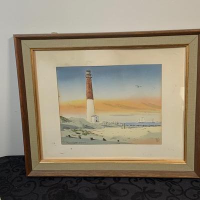 LOT 159: Collection of New Jersey Books and Davis Gray Watercolors of the Barnegat Light and Jersey Dunes