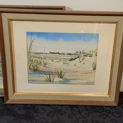 LOT 159: Collection of New Jersey Books and Davis Gray Watercolors of the Barnegat Light and Jersey Dunes