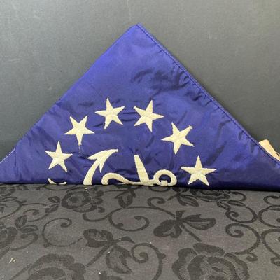 LOT 161: Collection of US Coast Guard and Yacht Flags and US Flag and Patch