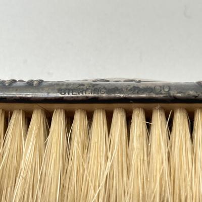 LOT 165: Vintage Sterling Handle Collection - Brush, Pumice Stone, Files, Hook Boot Lace Threaders and Letter Opener