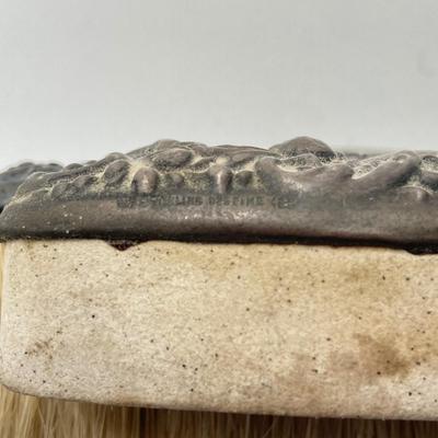 LOT 165: Vintage Sterling Handle Collection - Brush, Pumice Stone, Files, Hook Boot Lace Threaders and Letter Opener