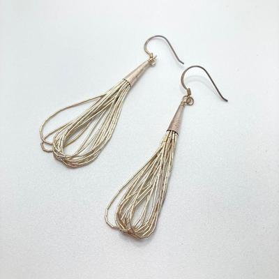 LOT 167: Collection of Sterling Pierced Earrings - Coldwater Creek Liquid Silver Dangle, Hoops and Loops Silver and Cubic Zirconia Styles