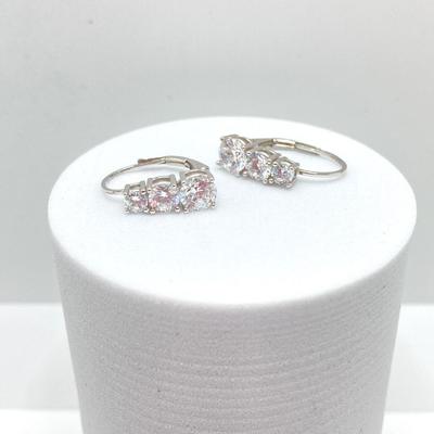 LOT 167: Collection of Sterling Pierced Earrings - Coldwater Creek Liquid Silver Dangle, Hoops and Loops Silver and Cubic Zirconia Styles