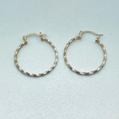 LOT 177: Collection of Pierced Sterling Earrings
