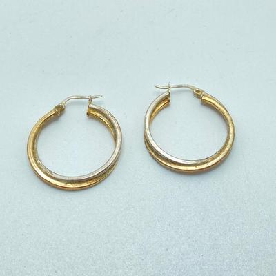 LOT 177: Collection of Pierced Sterling Earrings