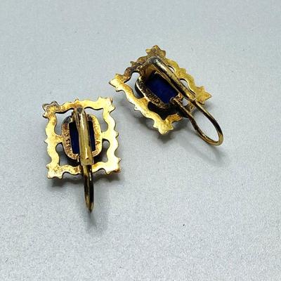 LOT 177: Collection of Pierced Sterling Earrings