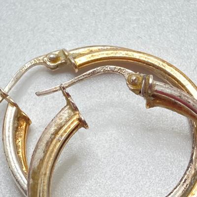 LOT 177: Collection of Pierced Sterling Earrings