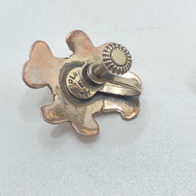 LOT 178: Plato Taxco Earrings with Matching Ring Sz 5