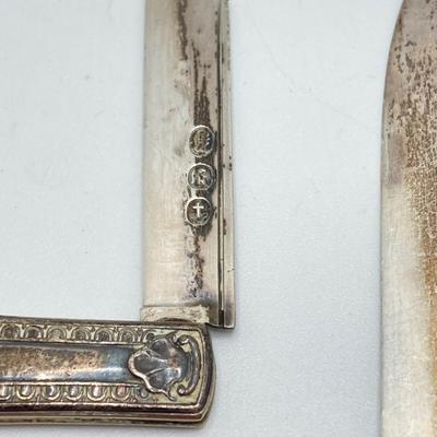 LOT 179: Collection of Vintage Ornate Folding Pen Knives - Marked 750 and Hallmarked Styles Included