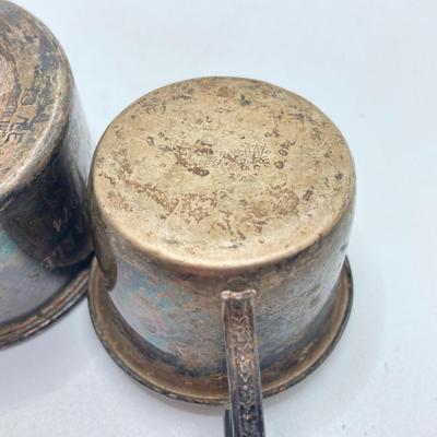 LOT 182: Large Collection of Vintage Sterling - Children's Cups, Spoons, Corn Cob Holders and Sterling Handled Serving Utensils