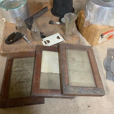 LOT 190: Omega Type D2 Photographic Enlarger with Lenses, Cones and Other Components and More