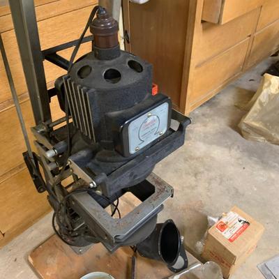 LOT 190: Omega Type D2 Photographic Enlarger with Lenses, Cones and Other Components and More