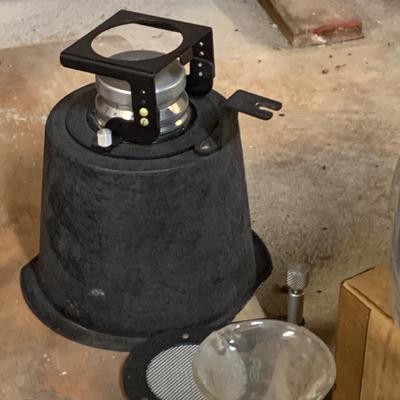 LOT 190: Omega Type D2 Photographic Enlarger with Lenses, Cones and Other Components and More