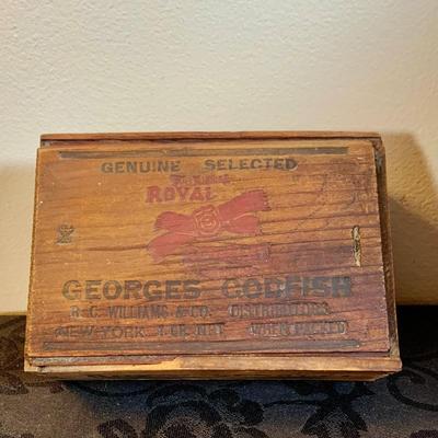 LOT 193: American Cutlery Kitchen Scale, Primitive Boxes, Bottle and Funnel