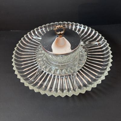 LOT 195: MCM Lazy Susans (1 Kromex), Bronze & Porcelain Fruit Knives, Germany, Antique Nutcracker & More