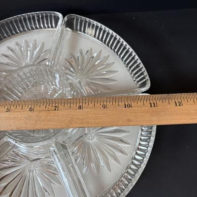 LOT 195: MCM Lazy Susans (1 Kromex), Bronze & Porcelain Fruit Knives, Germany, Antique Nutcracker & More