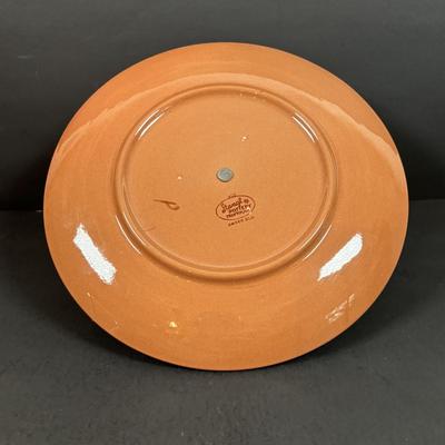 LOT 198: Stangl Two-Tier Pottery Tib-Bit Tray, Stangl Pottery Amber Glo Serving Tray w/Handle, Dunoon Stoneware Mugs, Holt Howard Sugar...