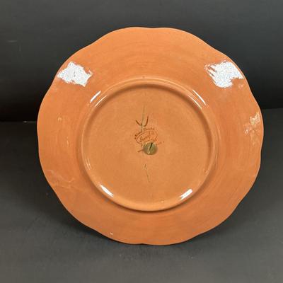 LOT 198: Stangl Two-Tier Pottery Tib-Bit Tray, Stangl Pottery Amber Glo Serving Tray w/Handle, Dunoon Stoneware Mugs, Holt Howard Sugar...