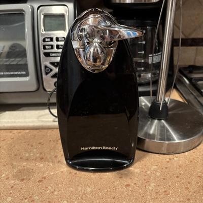 LOT 202: Kitchen Appliances: Hamilton Beach Electric Can Opener & Toaster Oven Model 31128, Mr. Coffee w/Filters and More