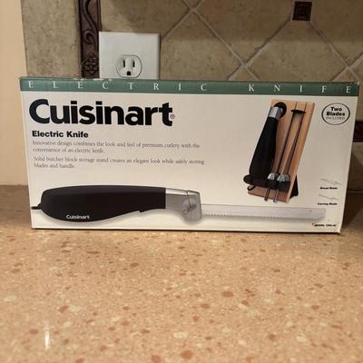LOT 203: Kitchen Essentials: Keurig Model K10, Hot/Cold Carafe, Cuisinart Electric Knife, Chefs Choice Knife Sharpener & More