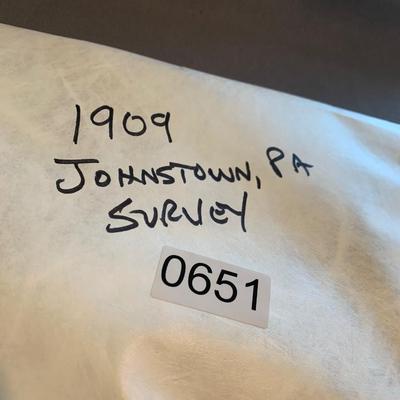 1909 Johnstown PA Survey