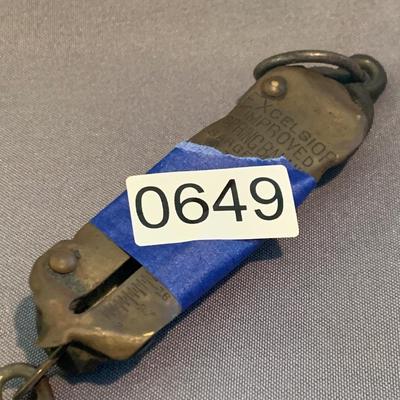 Antique Excelsior Fishing Scale