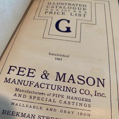 Early 1900s Fee & Mason Supplies Catalog