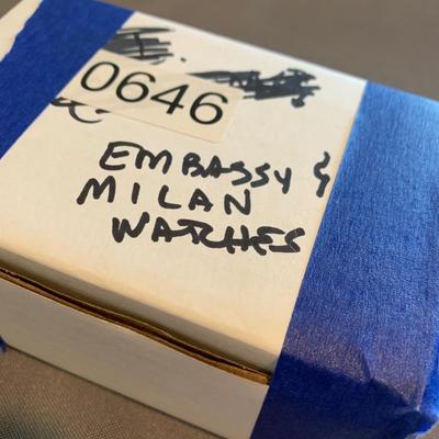 Vintage Embassy & Milan Watches