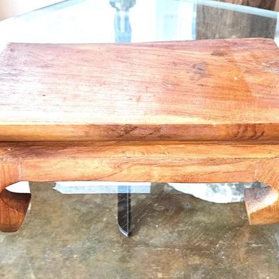 16 Piece Carved Wood Display Stand Lot