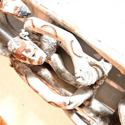 Asmat Spirit Canoe Wood Carved, 86L