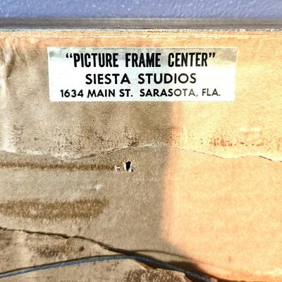1959 Mary Beth Edelson Artwork, 17 1/2 x 18 1/2