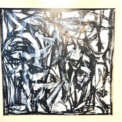 1959 Mary Beth Edelson Artwork, 17 1/2 x 18 1/2