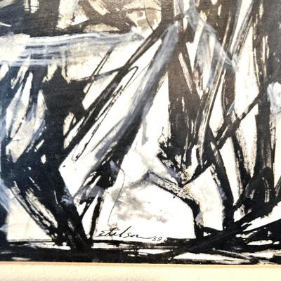 1959 Mary Beth Edelson Artwork, 17 1/2 x 18 1/2