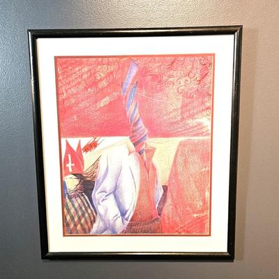 Leon Golub Political Artwork, 21 x 24