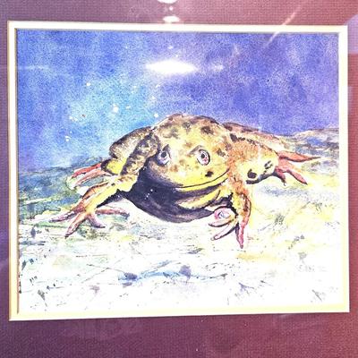 Frog Artwork, 18 x 22