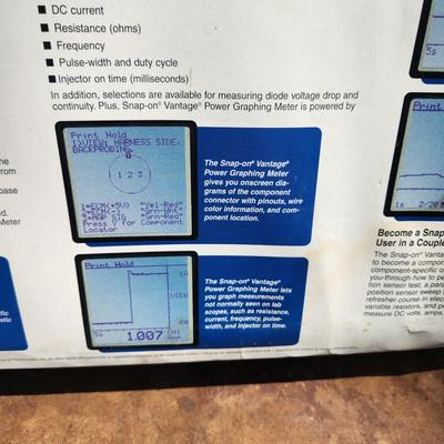 Snap on MT 2400 Vantage Power Graphing Meter & Diagnostic Database