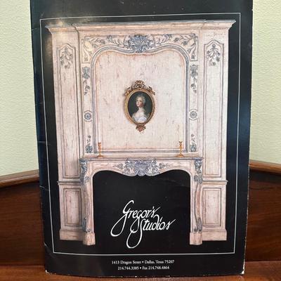 Gregor's Studios "Chambord" Carved Wood Fireplace Mantel