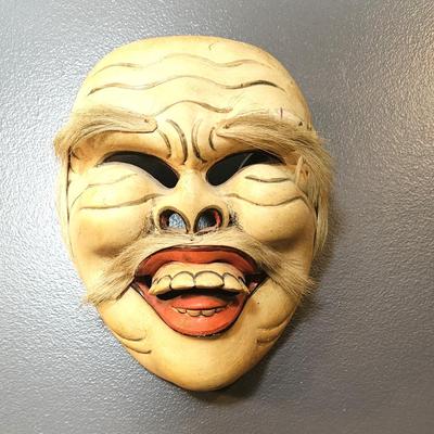 Vintage Japanese Pottery Mask