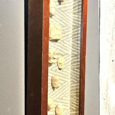 Framed Fragments of Ancient Egyptian Faience, 16 x 6