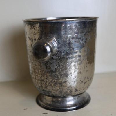 Vintage Hammered Champagne or Ice Bucket
