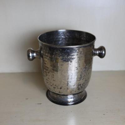 Vintage Hammered Champagne or Ice Bucket
