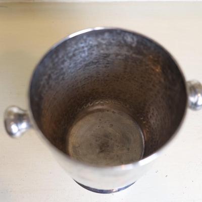 Vintage Hammered Champagne or Ice Bucket