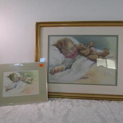 Sale Photo Thumbnail #1: Framed pictures is 17-3/8" x 15-3/8", matted picture is 8" x 10"