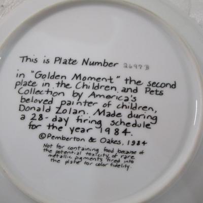 Sale Photo Thumbnail #217: "Bustin' With Pride" 8-3/8" in diameter, "Morning Discovery" 8-1/8" in diameter, "Golden Moment" 7-5/8" in diameter, all have certificates