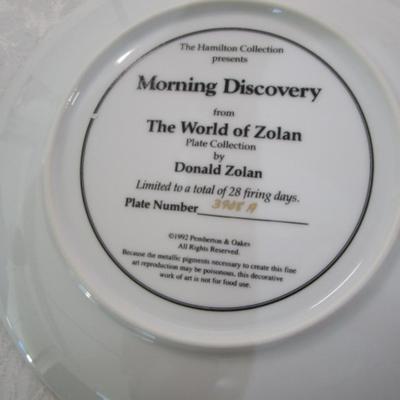 Sale Photo Thumbnail #214: "Bustin' With Pride" 8-3/8" in diameter, "Morning Discovery" 8-1/8" in diameter, "Golden Moment" 7-5/8" in diameter, all have certificates